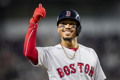 Mookie Betts canvas poster