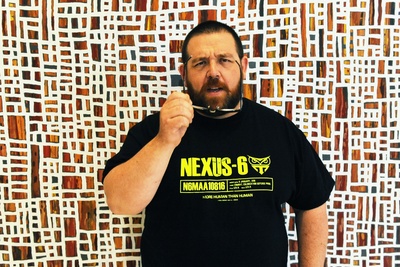 Nick Frost tote bag