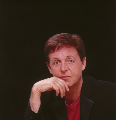 Paul McCartney wooden framed poster