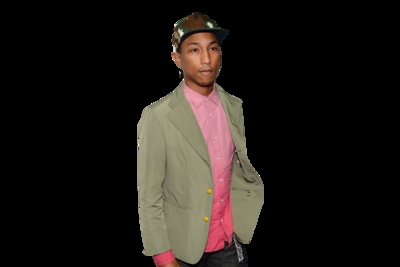 Pharrell Williams wooden framed poster
