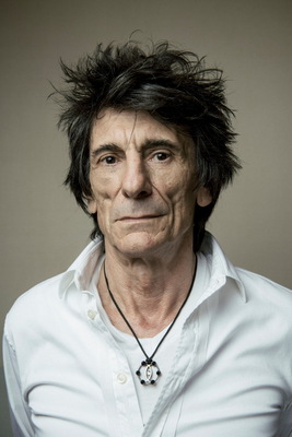 Ronnie Wood wooden framed poster