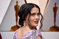 Salma Hayek Longsleeve T-shirt #3115086