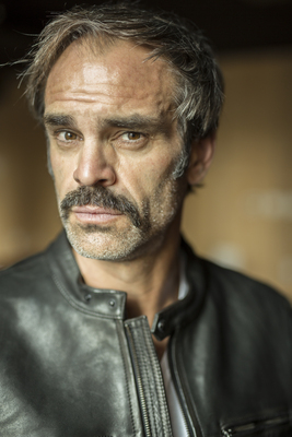 Steven Ogg wooden framed poster