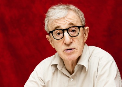 Woody Allen wooden framed poster