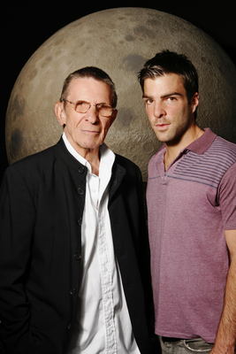 Zachary Quinto And Leonard Nimoy Poster 3253511