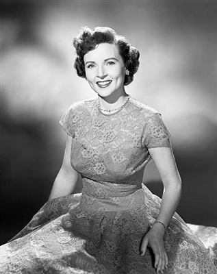 Betty White canvas poster