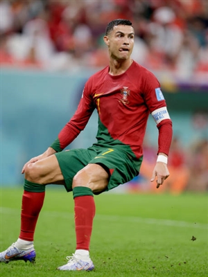 Cristiano Ronaldo wood print