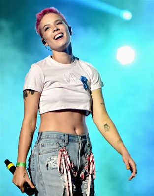 Halsey canvas poster