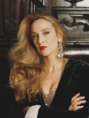 Jerry Hall wooden framed poster