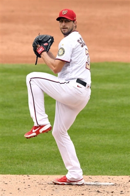 Max Scherzer wooden framed poster