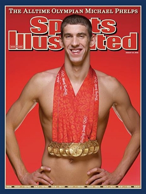 Michael Phelps wood print