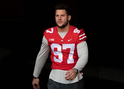 Nick Bosa wooden framed poster